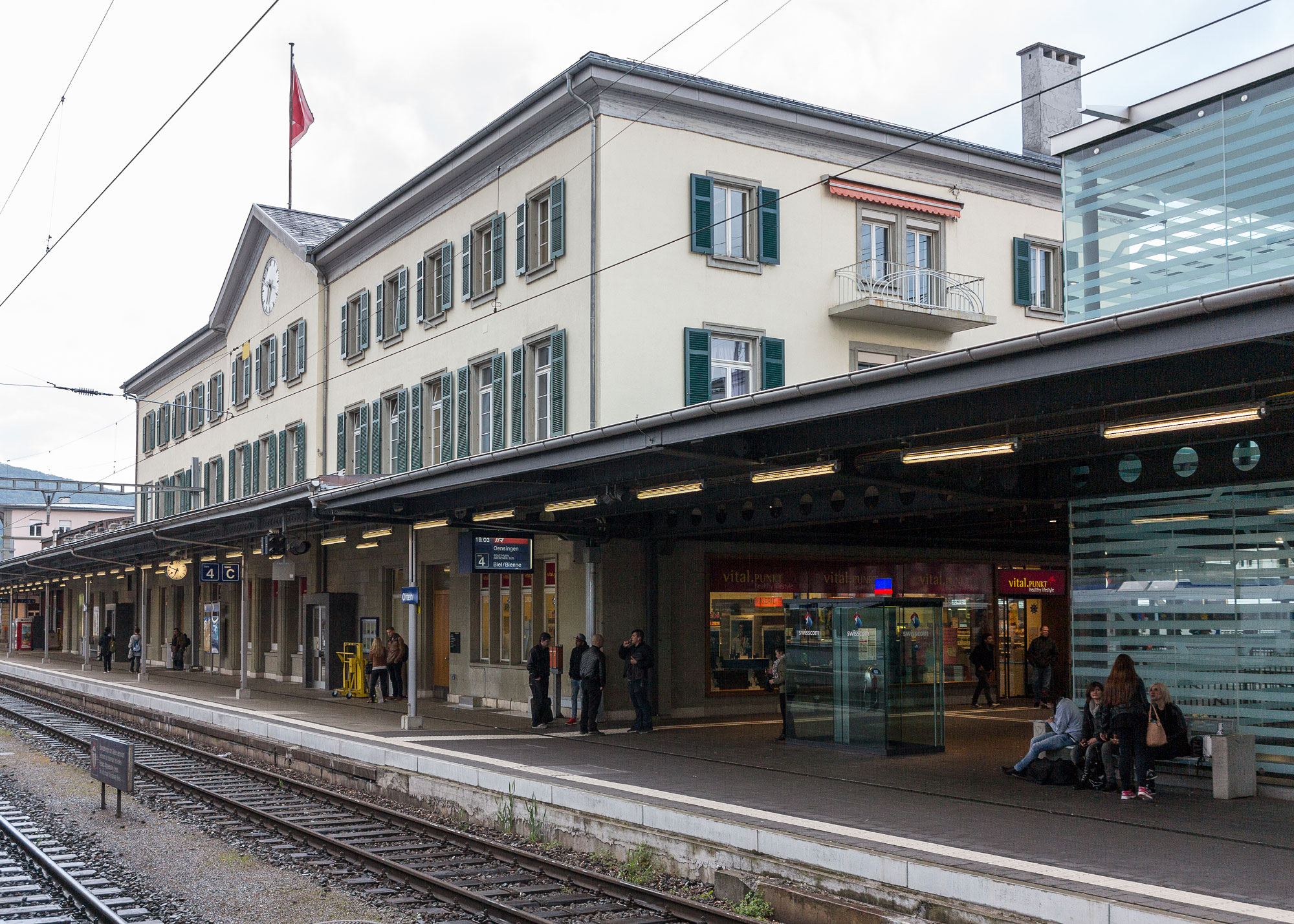 Olten Bahnhof (Photo License: CC-BY-SA-4.0)